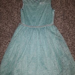 Turquoise dress